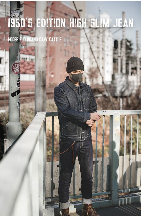 ▲14.8oz 50sヴィンテージスタイル セルビッチ テーパードデニムパンツ▼ジーンズ 赤耳 ジーパン サイズ選択可28~36 メンズ 新品未使用