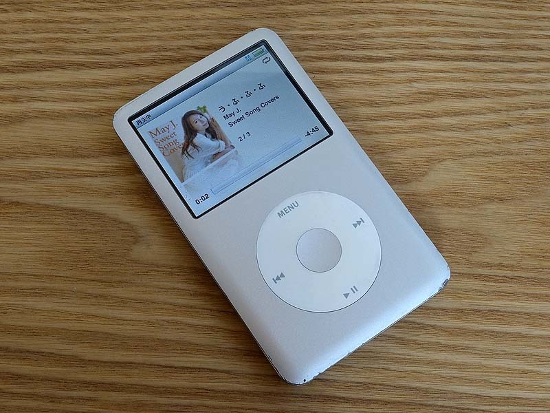 ◇◇iPod Classic 第6.5世代 120GB シルバー A1238 モデル：MB562J