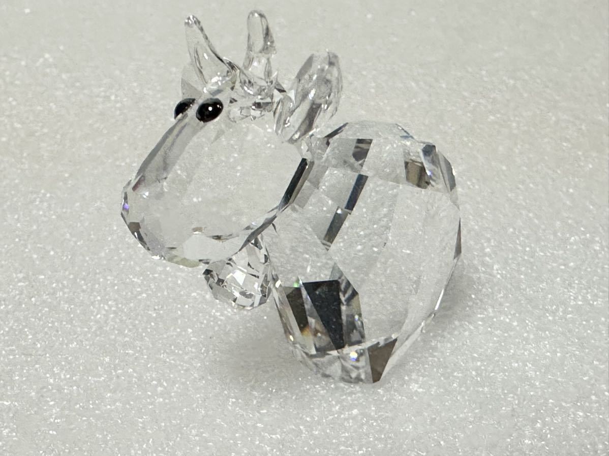 侍】Swarovski スワロフスキー クリスタルガラス Cow 牛 牝牛 雌牛