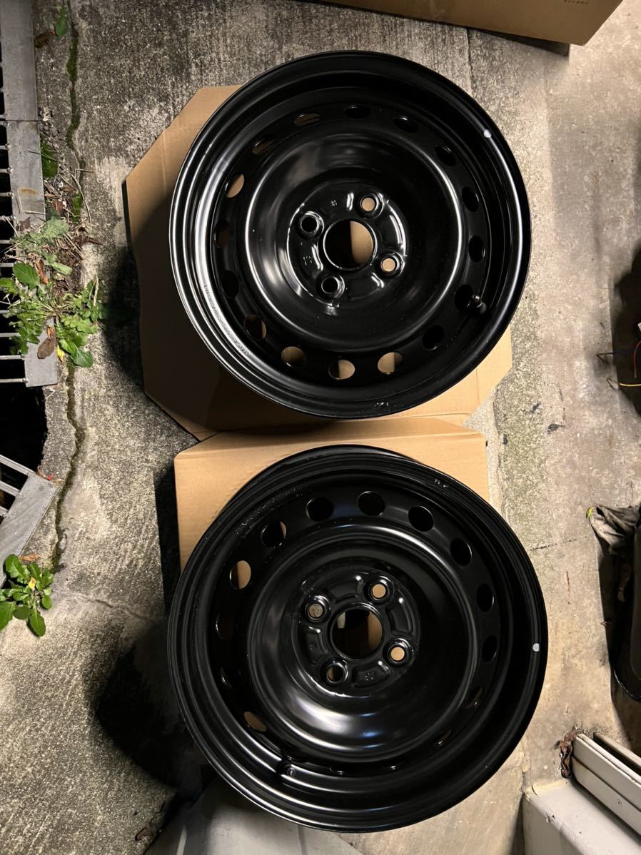 ヤリス 純正 トヨタ 鉄・スチールホイール４本 中古ヤリス純正14インチスチールホイール4本セット PCD トヨタ ヤリス純正スチールホイール　14インチ4本セット　新車取り外し