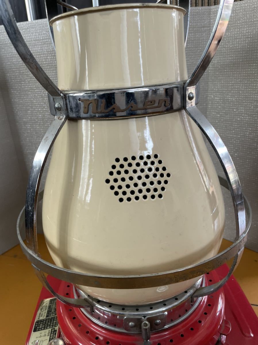 日本船燈 ニッセン石油ストーブ レトロ SS-1型☆動作未確認現状(石油