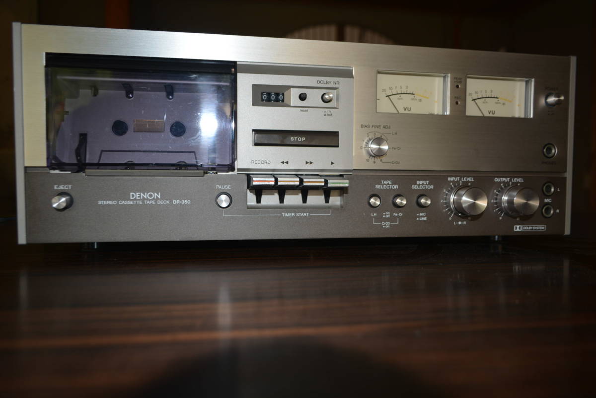 DENON デノン DR-350 カセットデッキ Yahoo!オークション Denon Stereo