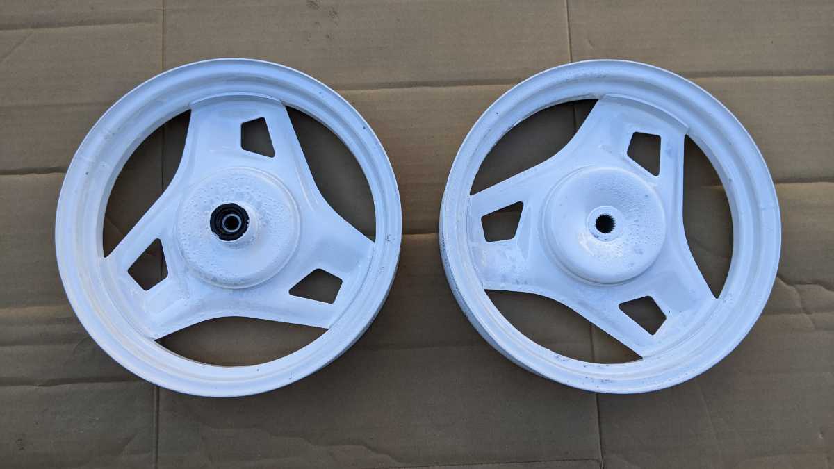 ホンダ HONDA AF12 DJ1R 純正 ホイール セット フロント リア 塗装