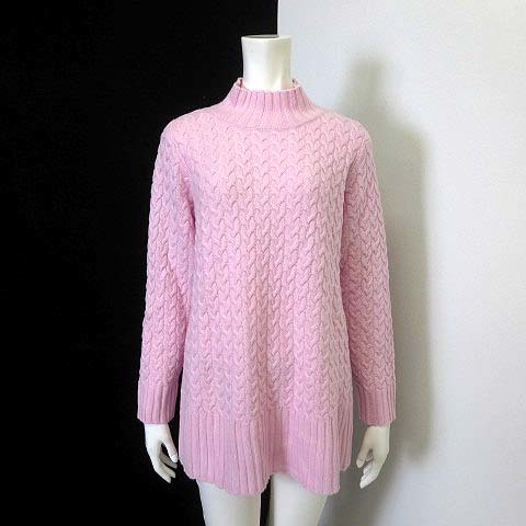 正規品，安い シャミー Chamois カシミヤ Cashmere ニット セーター チュニック ケーブルニット ハイネック 長袖 XL 44 ピンク レディース(XLサイズ以上)｜売買されたオークション情報、yahooの商品情報をアーカ XLサイズ以上