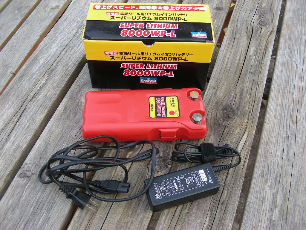 電動リール　バッテリー　Daiwa SUPER LITHIUM 8000WPL 電動リール バッテリー Daiwa SUPER LITHIUM 8000WPL 電動リール