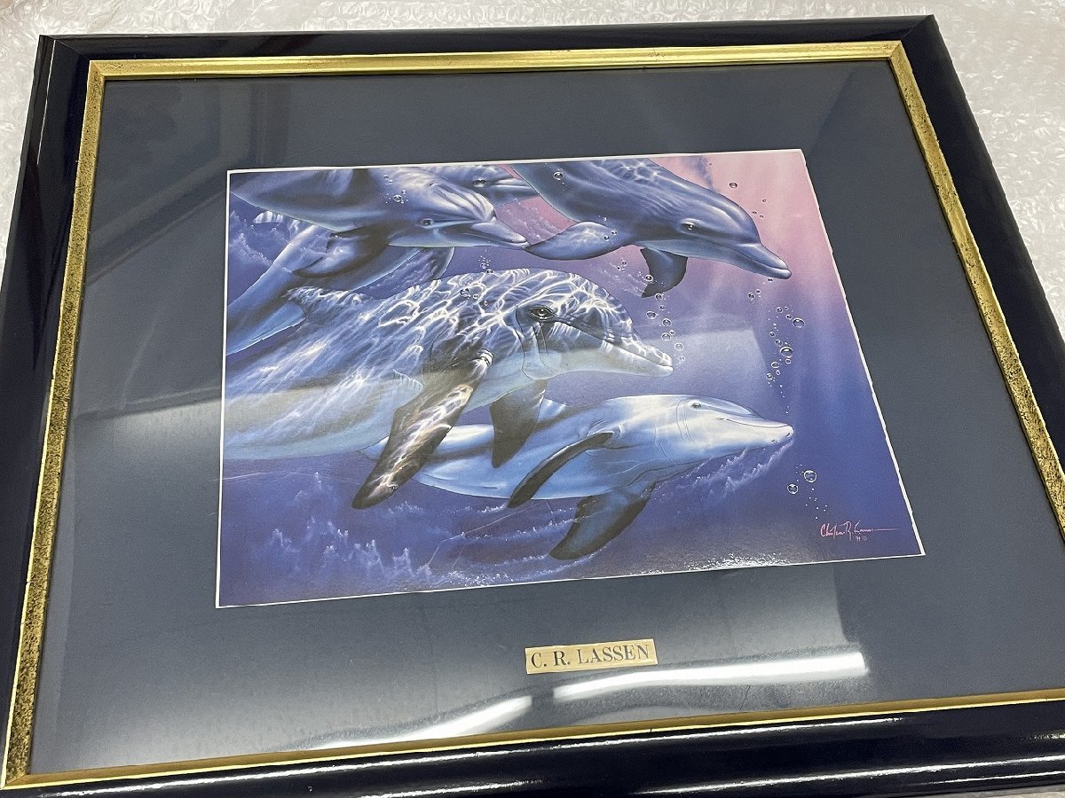 ○【絵画セット 超人気 ラッセン ドルフィンクエスト おしゃれ Rob 