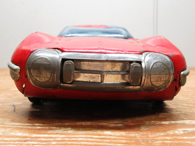 希少 ヴィンテージ ICHIKO イチコー TOYOTA トヨタ 2000GT ブリキ 赤