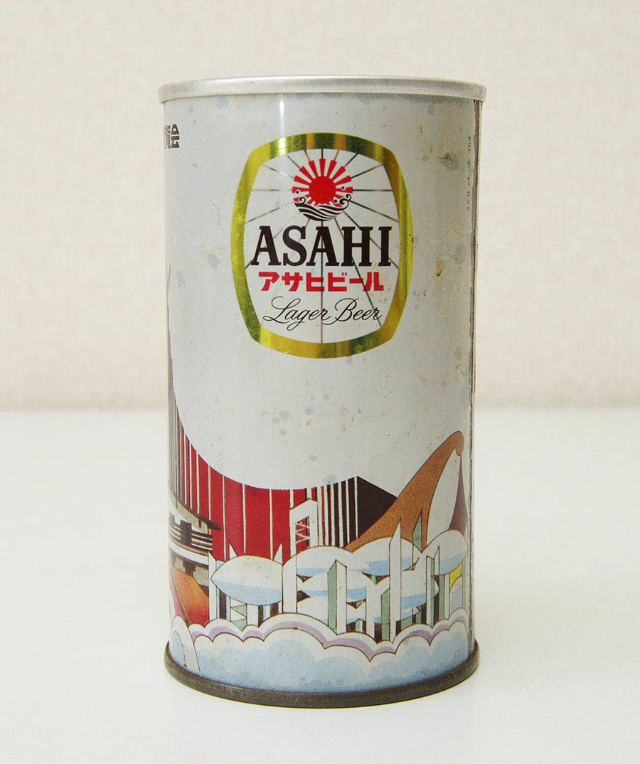 稀少 当時物 1970年 祝 日本万国博覧会 アサヒビール 350ml 空き缶