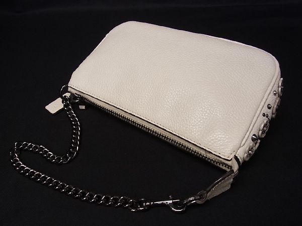 1円 □極美品□ COACH コーチ 59381 レザー スタッズ ミニ 