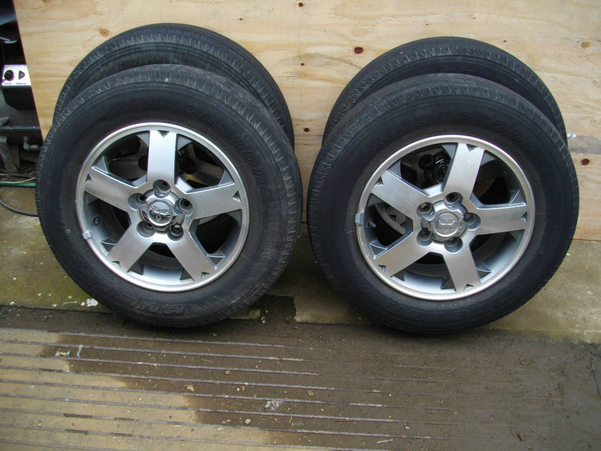 パジェロミニ用!純正アルミホイール 175/80R15 175/80-15 4本SET