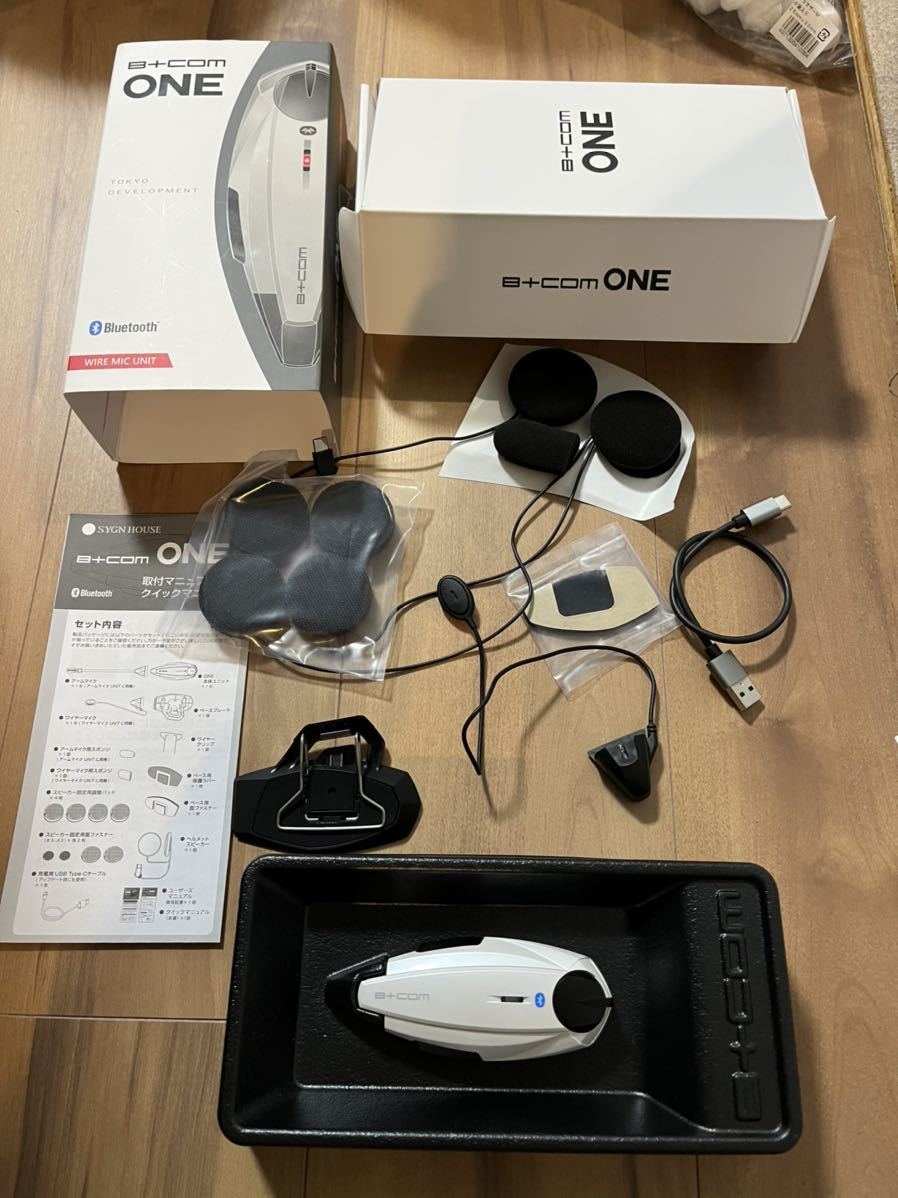 B COM ONE ビーコム ワン ワイヤーマイク 唸 UNIT ホワイト