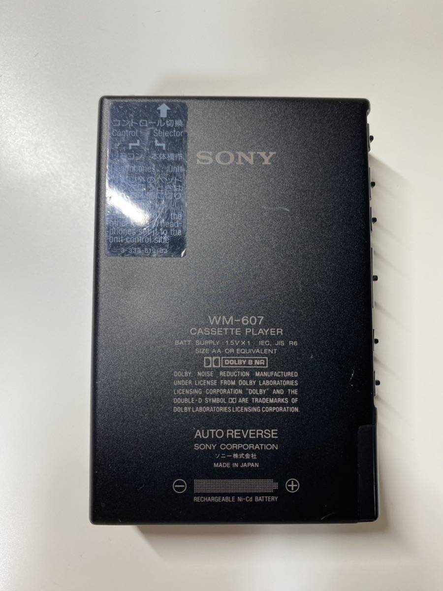 SONY WALKMAN WM-607 カセットプレーヤー公式通販