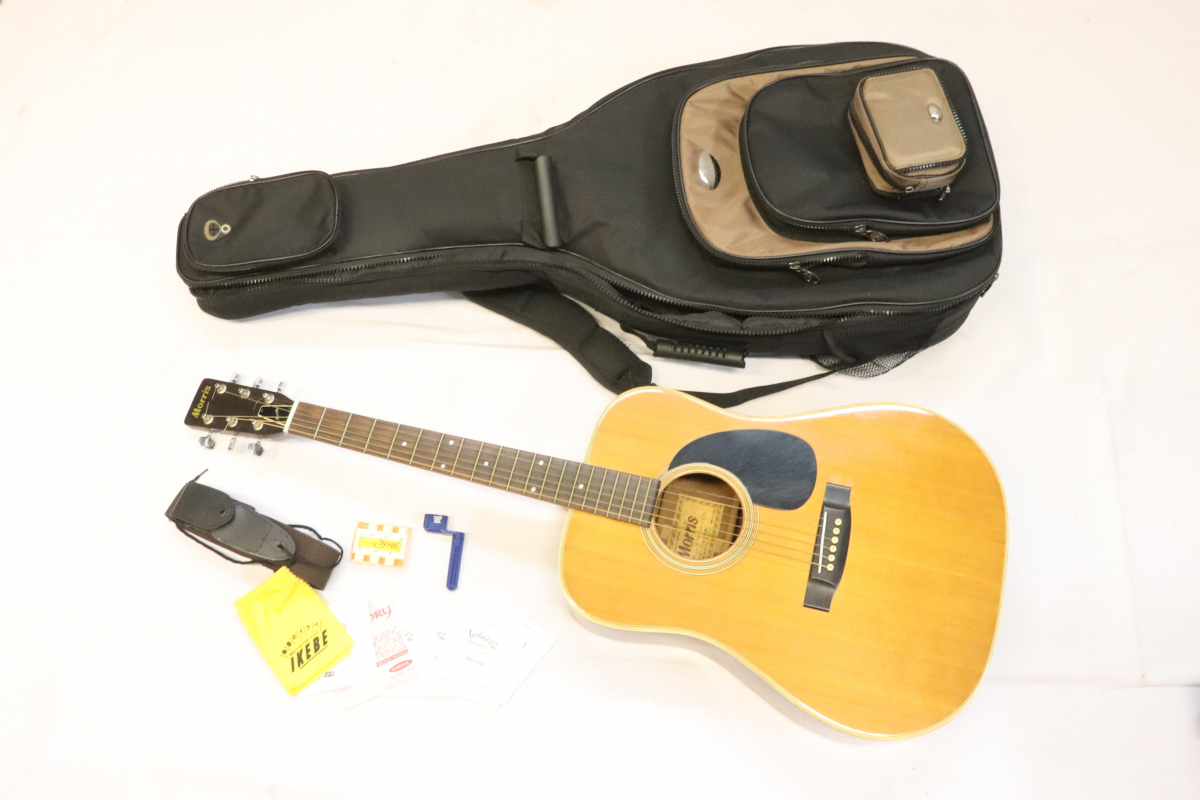 ト葛】 MORRIS モーリス W-18 アコースティックギター ソフトケース付