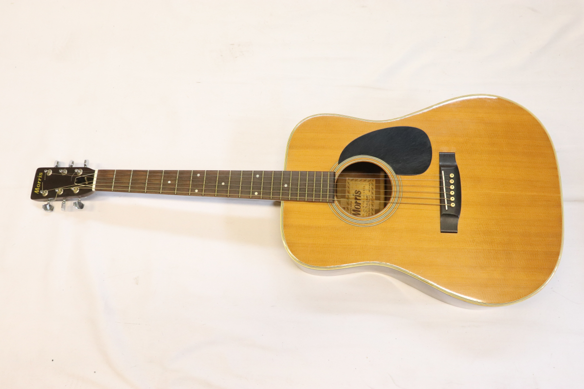 ト葛】 MORRIS モーリス W-18 アコースティックギター ソフトケース付