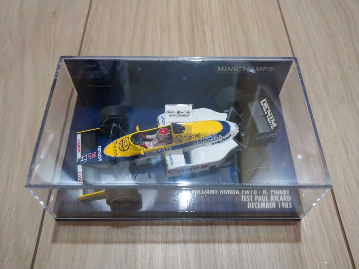 ミニチャンプス 1/43 WILLIAMS HONDA FW10 N.PIQUET TEST PAUL RICARD