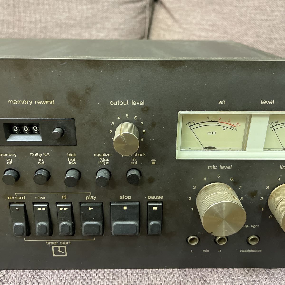 ジャンク品】Technics RS-678U テープデッキ テクニクス 【公式通販】