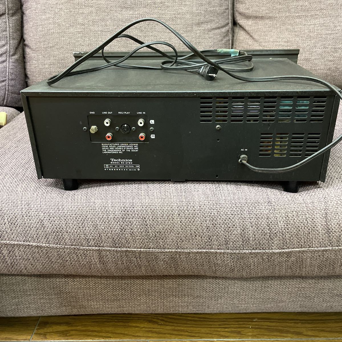 ジャンク品】Technics RS-678U テープデッキ テクニクス 【公式通販】