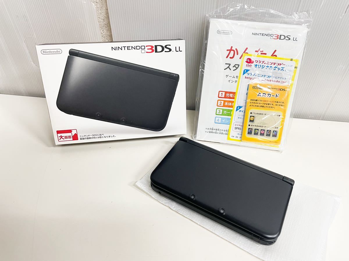 未使用】任天堂 Nintendo 3DSLL ブラック。 LL ブラック ニンテンドー