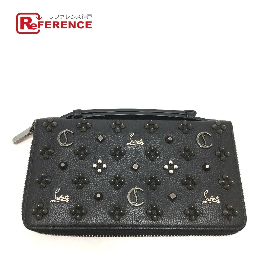【最新作，定番人気】 Christian Louboutin クリスチャンルブタン 1175110 パネトーネ マルチスタッズ 長財布 トラベルケース レザー ブラック メンズ(男性用)｜売買されたオークション情報、yahooの商品情報をアーカイブ 男性用