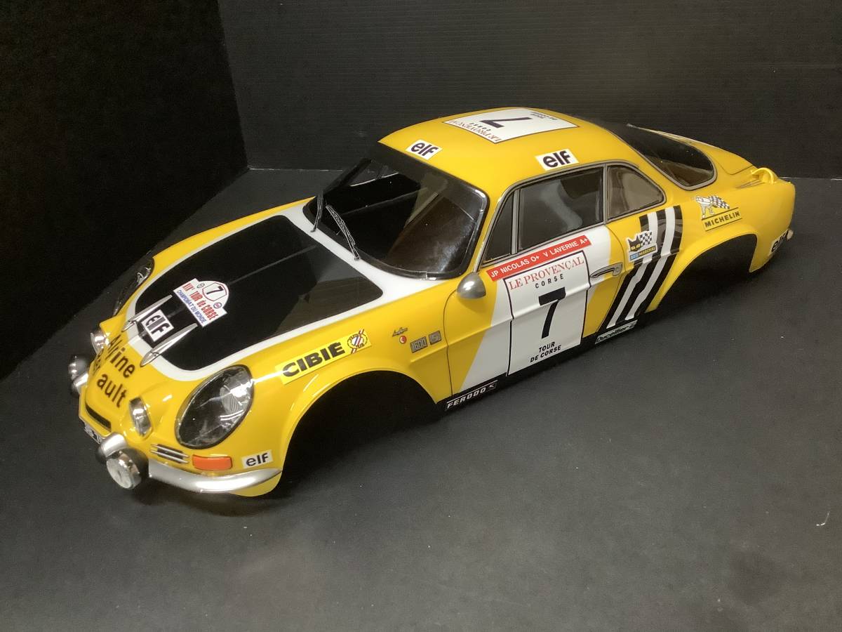 タミヤ アルピーヌA110 Yahoo!オークション - '75年仕様カラー塗装済