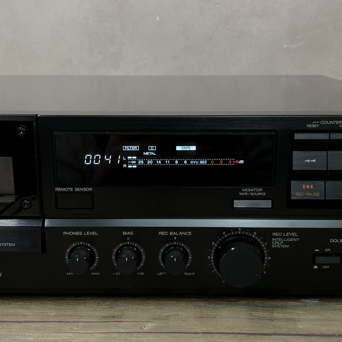 AKAI A&D GX-Z6100 カセットデッキ 通電OK 赤井 アカイ 音響機器