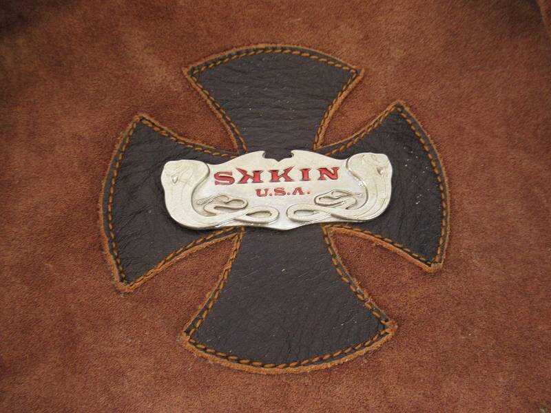 ◇ SKKIN U.S.A デニム×レザー メンズ ジャケット L BV317 SKKIN USA ◇ 90年代レザー×デニムシャツジャケット レザーの値段と価格推移は？｜27件の売買データからSKKIN Gem