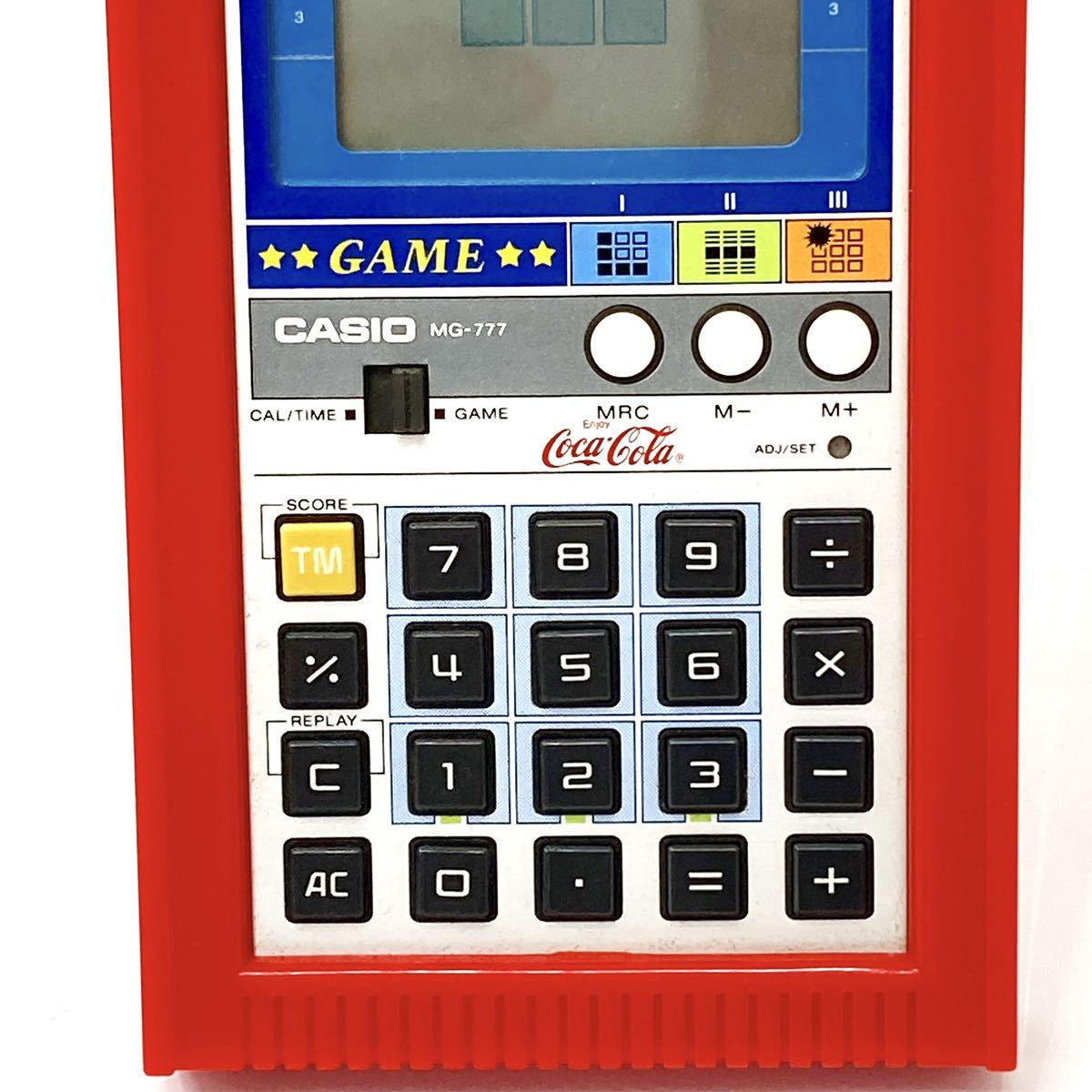 Coca-Cola 当選品 自動販売機型 CASIO MG-777 ゲーム 電卓 昭和 レトロ 