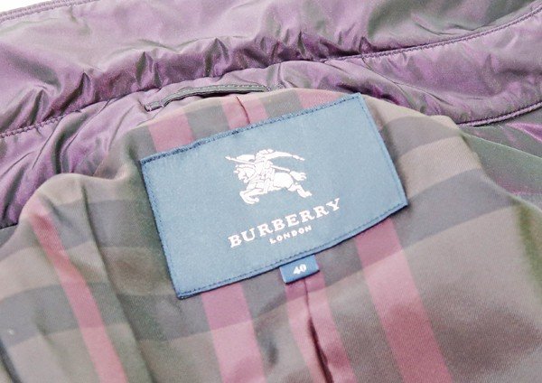 ◇美品【BURBERRY LONDON バーバリーロンドン】中綿 トレンチコート 40