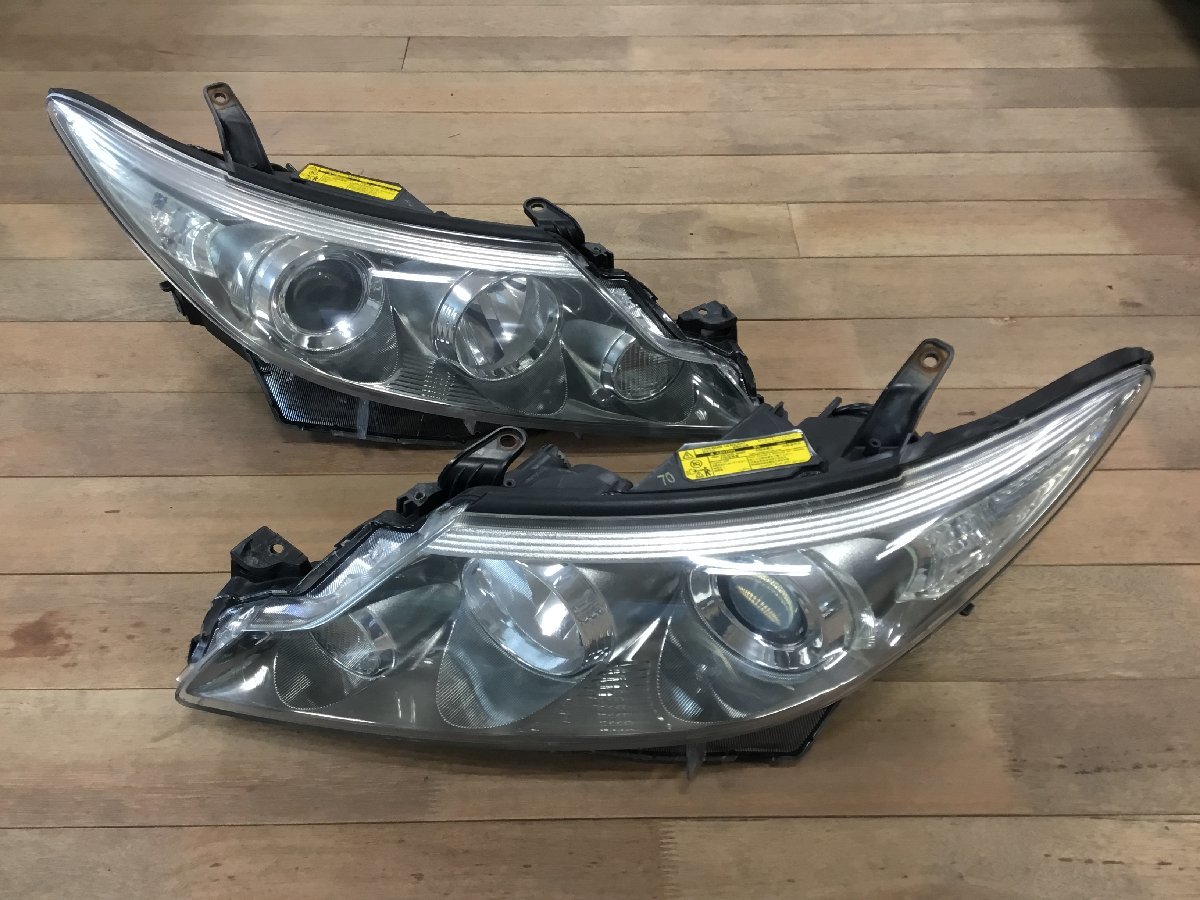 50 エスティマ 純正 AFS無 HID ヘッドライト 左右セット KOITO 28-217 