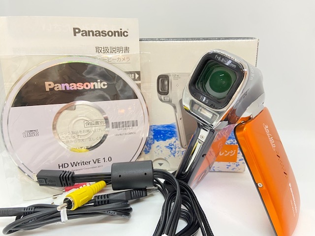 ☆極上美品☆Panasonic パナソニック HX-WA10 オレンジ デジタル