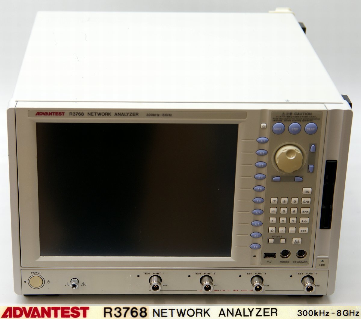 ADVANTEST アドバンテスト R3768 NETWORK ANALYZER 300kHz-8GHz 4port