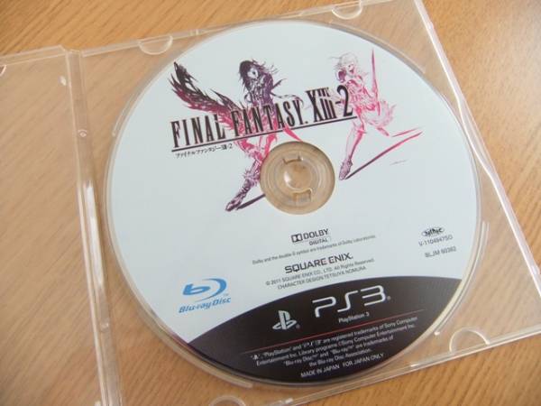PS3 ファイナルファンタジー13-2 FF13-2 ディスクのみ 美品_1