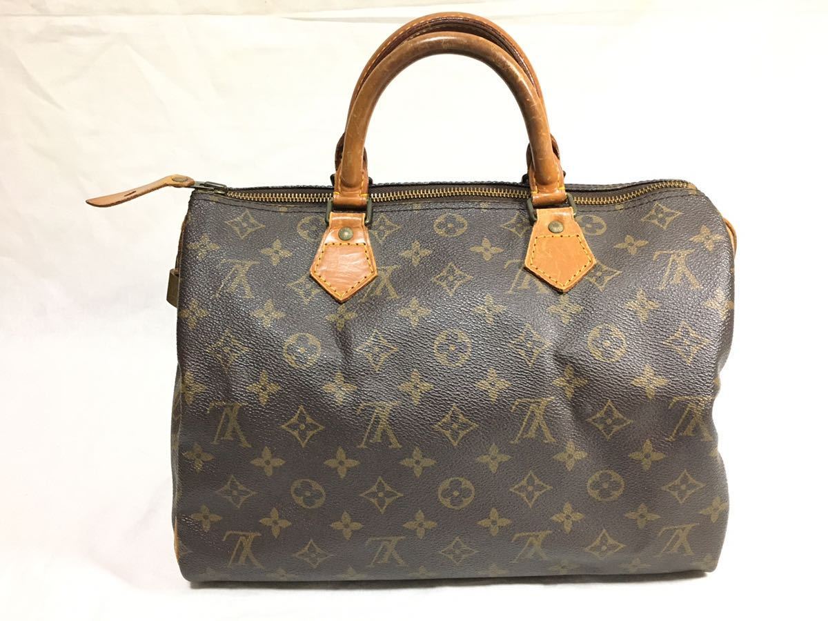 ルイヴィトン モノグラム スピーディ30 ボストンバック VUITTON 【公式