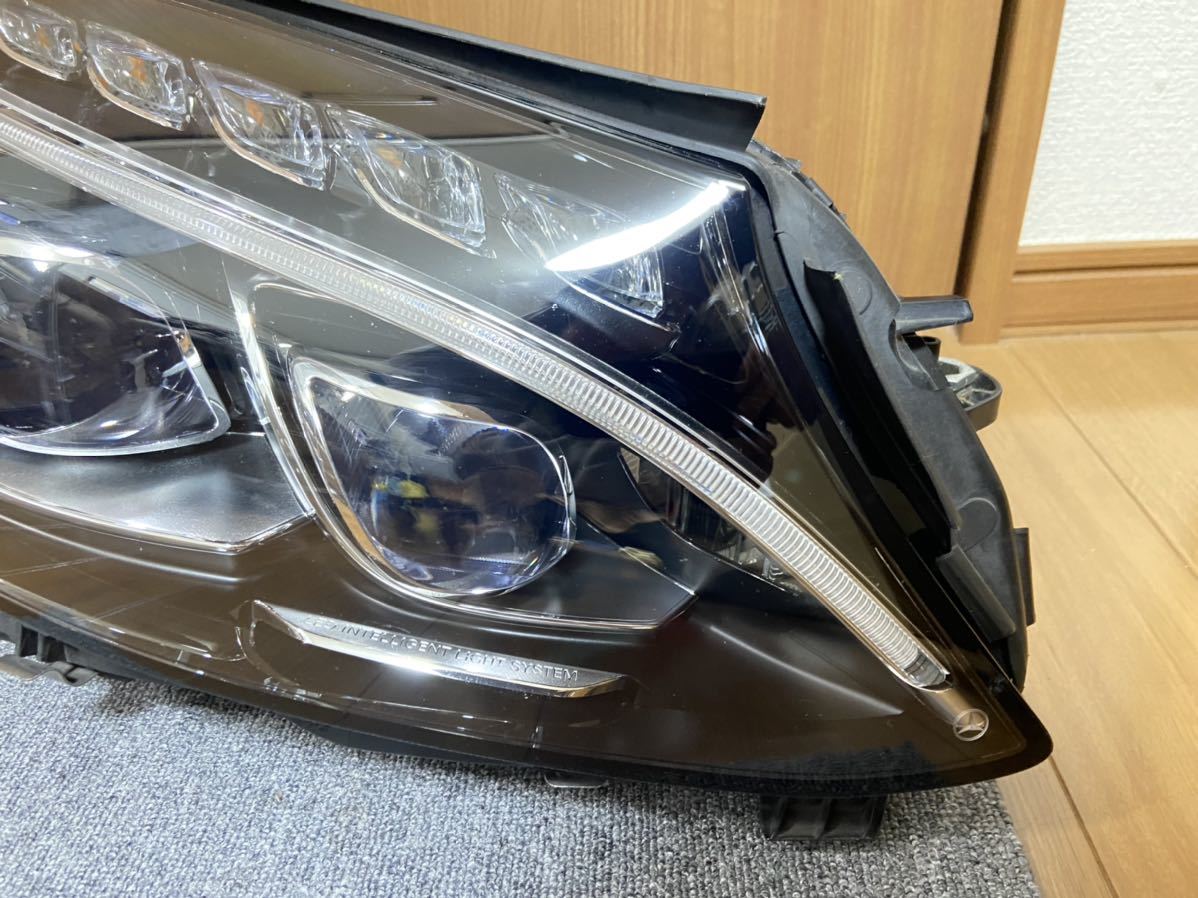 レンズ割れメルセデスベンツ W205 Cクラス 純正 右ヘッドライト