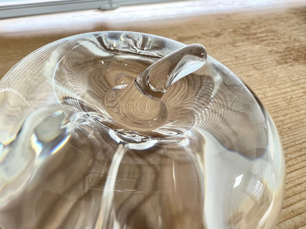 道］STEUBEN GLASS スチューベン クリスタル ガラス りんご