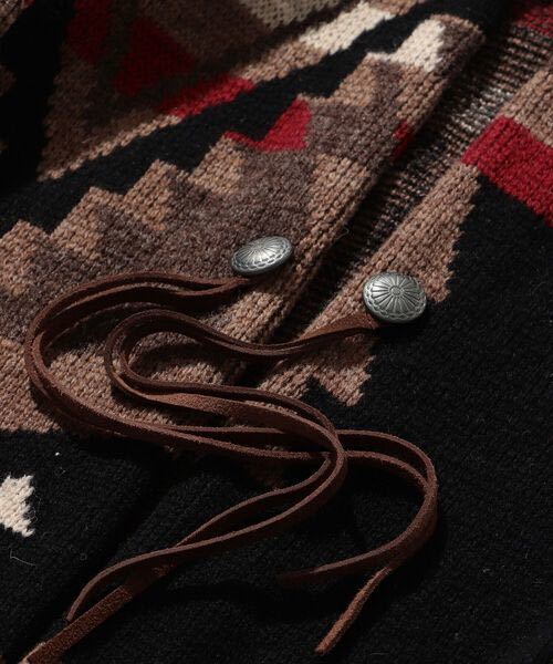美品 BEAMS LIGHTS 別注 PENDLETON コンチョ ガウン カーディガン 