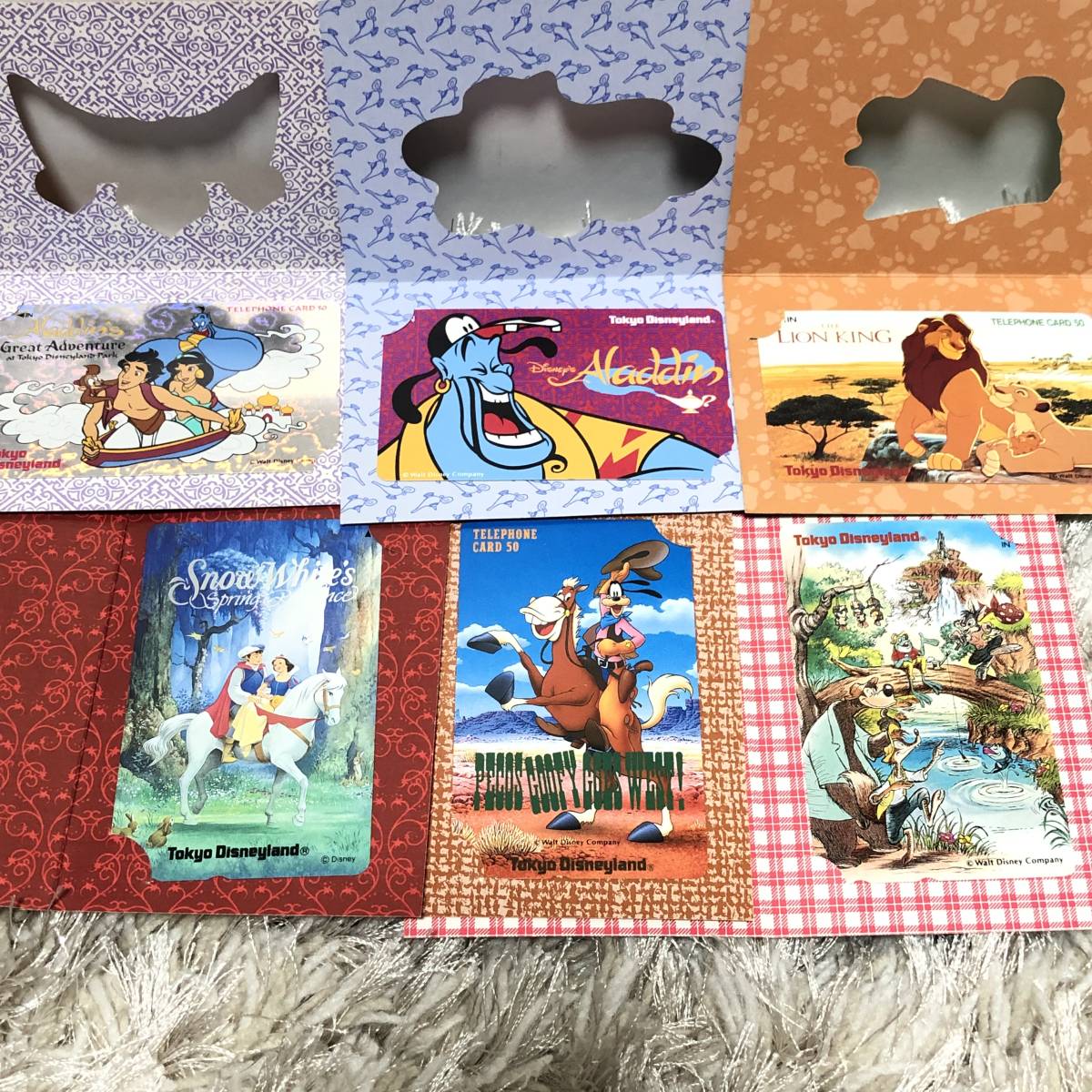 【新品未使用】　ディズニー　テレカ　合計43枚　枚数限定品　大量　まとめ　入手困難　レア　50度数_10