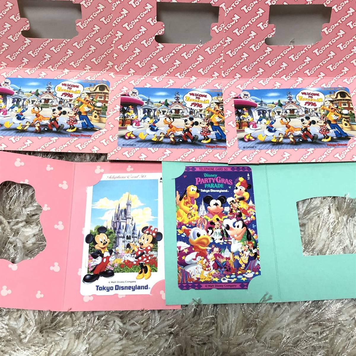 【新品未使用】　ディズニー　テレカ　合計43枚　枚数限定品　大量　まとめ　入手困難　レア　50度数_5