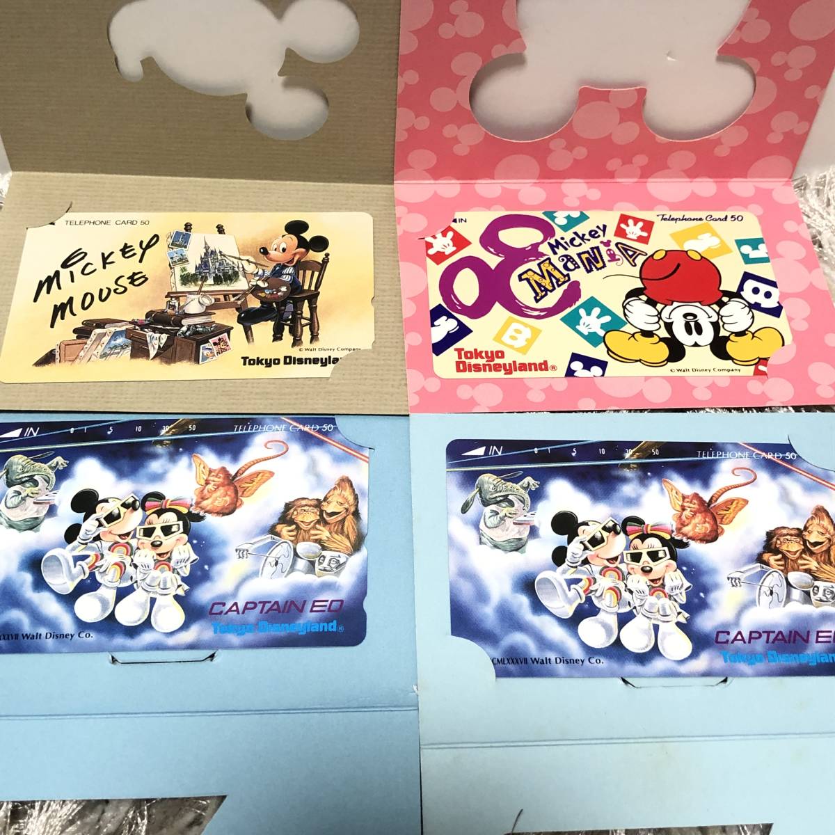 【新品未使用】　ディズニー　テレカ　合計43枚　枚数限定品　大量　まとめ　入手困難　レア　50度数_7