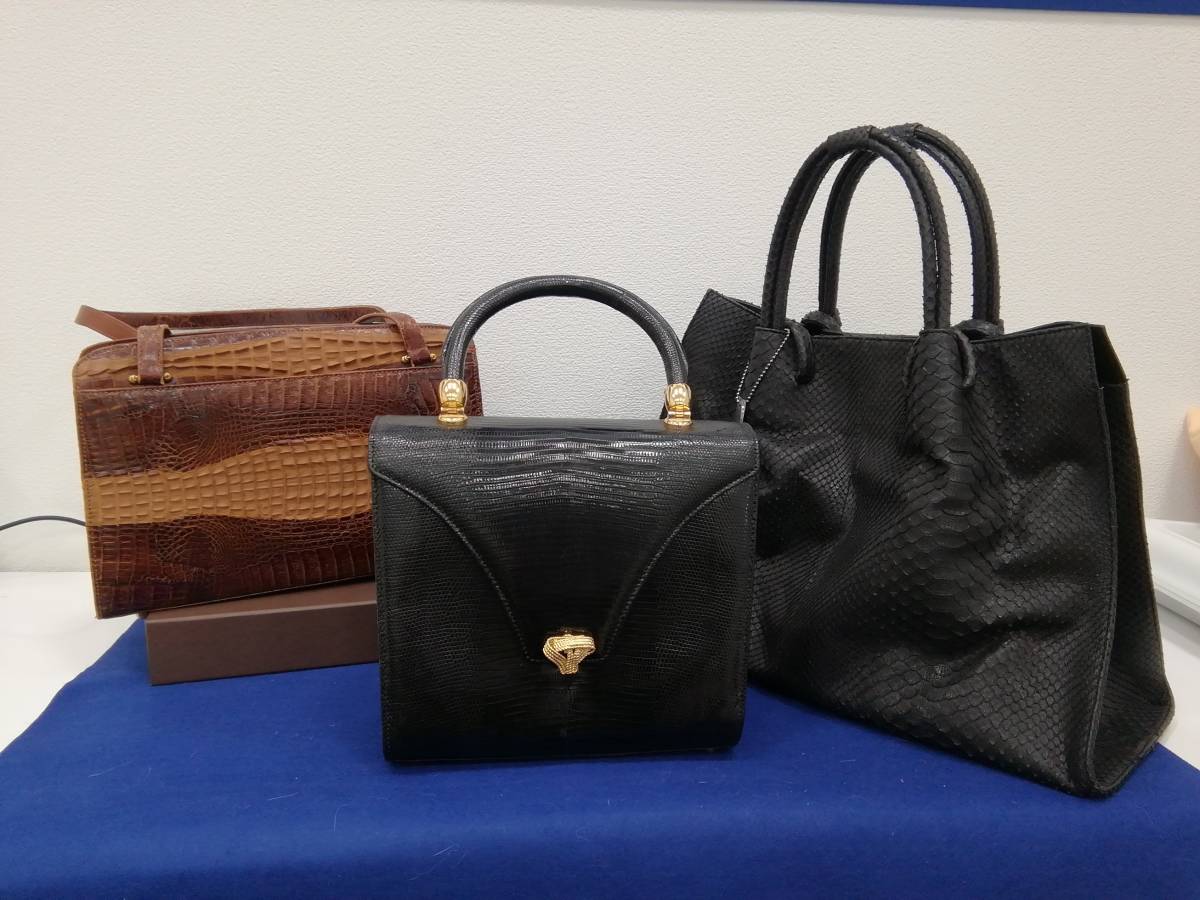 JRAタグについて ｜ 濃紺 クロコダイル CROCODILE トートバッグ 