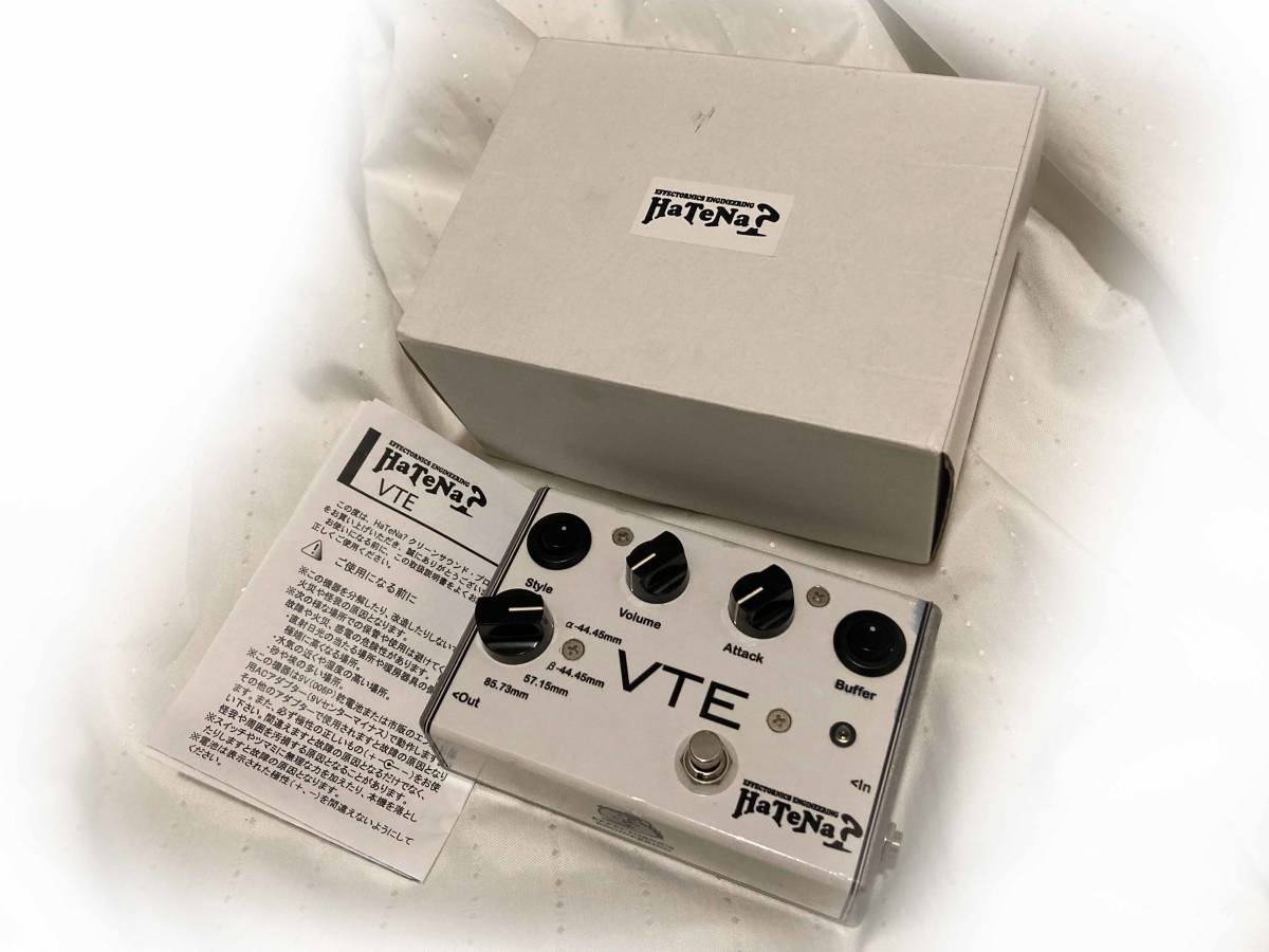♪レア♪HATENA? VTE Varitone Booster ソリッドボディをホロウボディ
