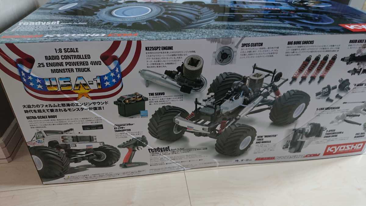 京商 USA-1 モンスタートラック エンジン レディセット 新品未開封品