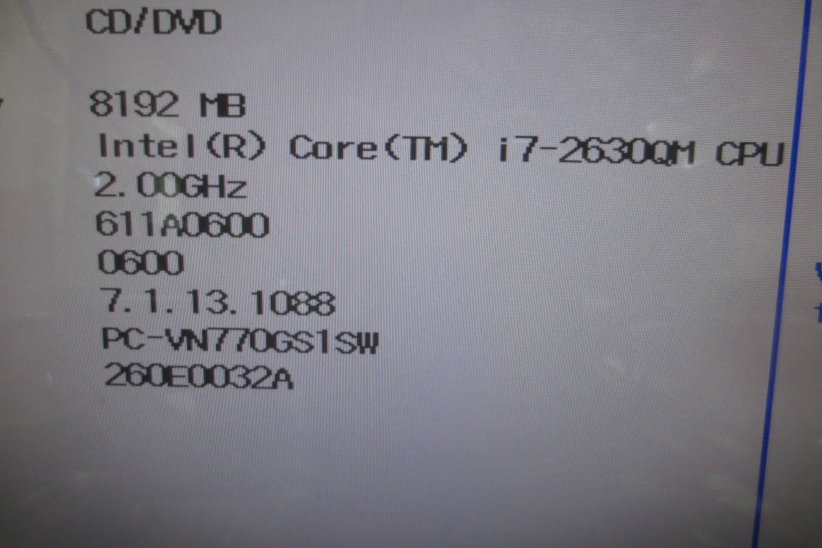 Core i7-2630QM CPU Intel i7 - インテル 「core モバイル Yahoo 