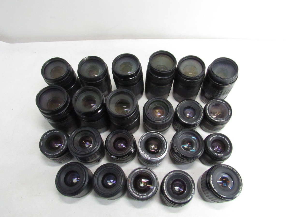 セール，高品質 S-4036 Canon AFレンズ 23点 まとめ キャノンカメラレンズ EF ウルトラソニック 他 UltraSonic 28-80 35-80 100-300mm 他 フィルムカメラ(キヤノン)｜売買されたオークション情報、yahooの商品情報をアーカイ キヤノン