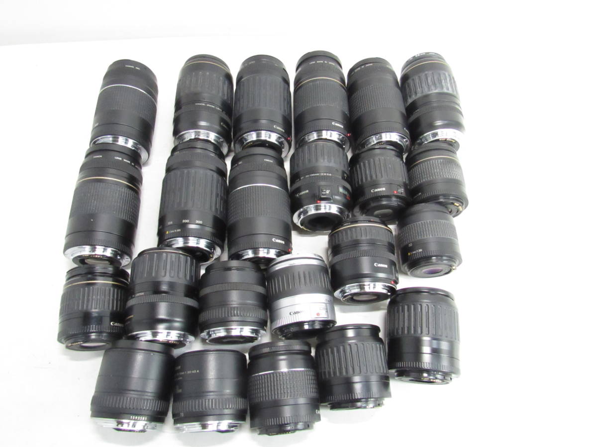 S-4036 Canon AFレンズ 23点 まとめ キャノンカメラレンズ EF ウルトラソニック 他 UltraSonic 28-80 35-80 100-300mm 他 フィルムカメラ EF USM F4 完全版キヤノン（Canon）のおすすめレンズ10選！選び方からおすすめ 2026年最新Yahoo!オークション DNコンパクトで