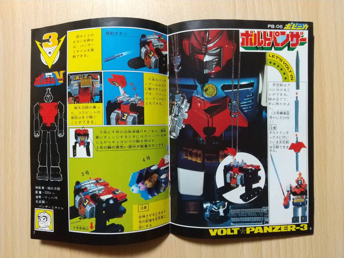 ポピー ポピニカ 超電磁マシーン ボルテスV ボルトイン計画書 ボルト 