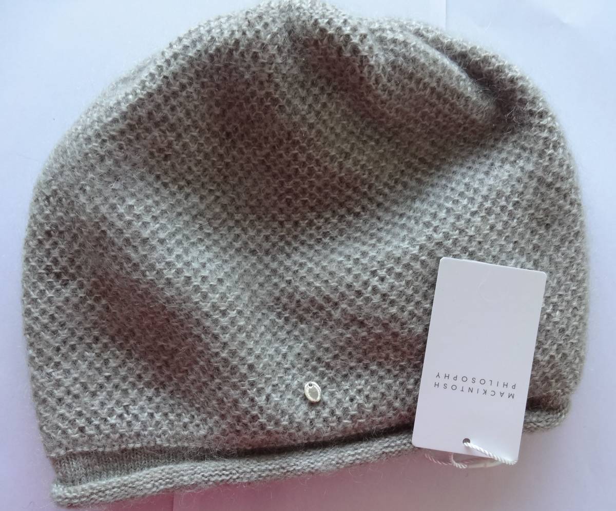 MACKINTOSH PHILOSOPHY マッキントッシュ 新品タグ付 ニット帽 帽子