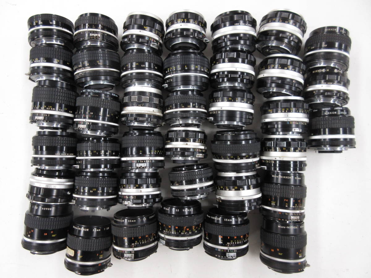 【ジャンク】NIKKOR 単焦点レンズ 6本セット ジャンク】NIKKOR 単焦点レンズ 6本セット ニコン / Nikon 単焦点
