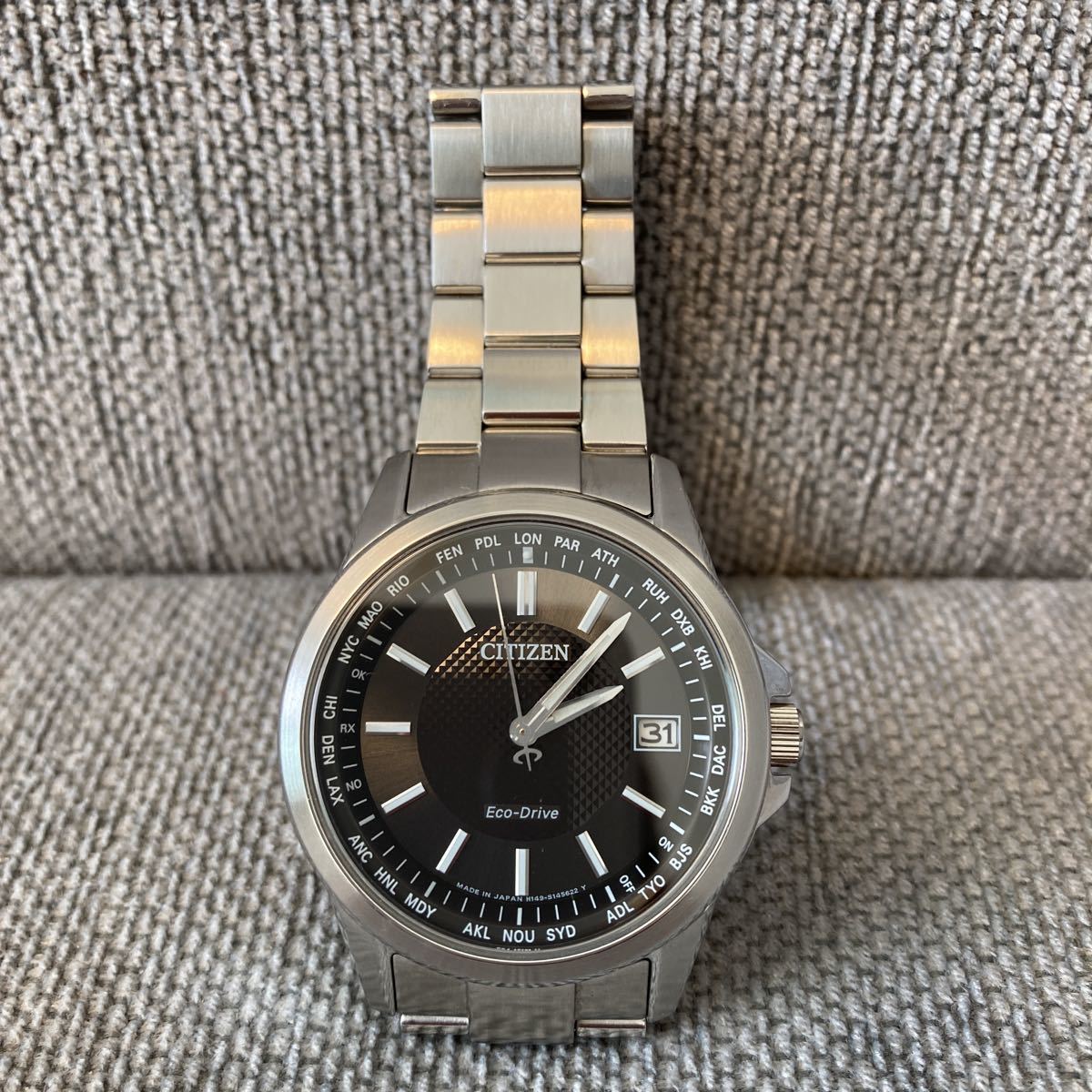 美品 [シチズン コレクション]CITIZEN 腕時計 エコ・ドライブ電波 