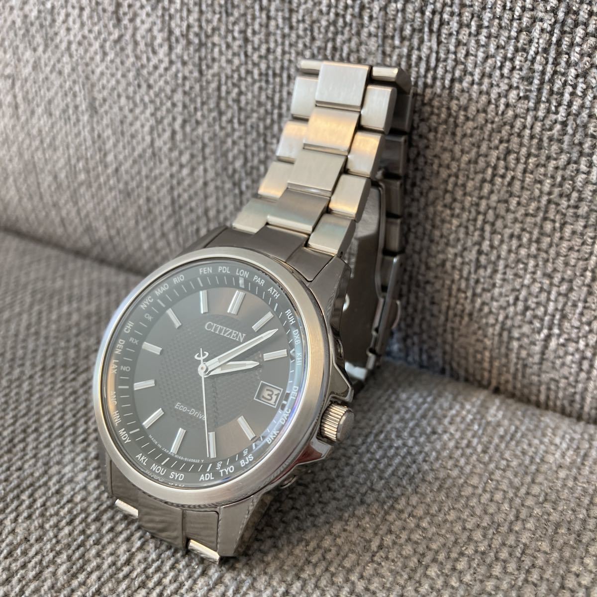 美品 [シチズン コレクション]CITIZEN 腕時計 エコ・ドライブ電波 